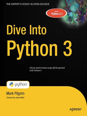 cover image of Dive Into Python 3
